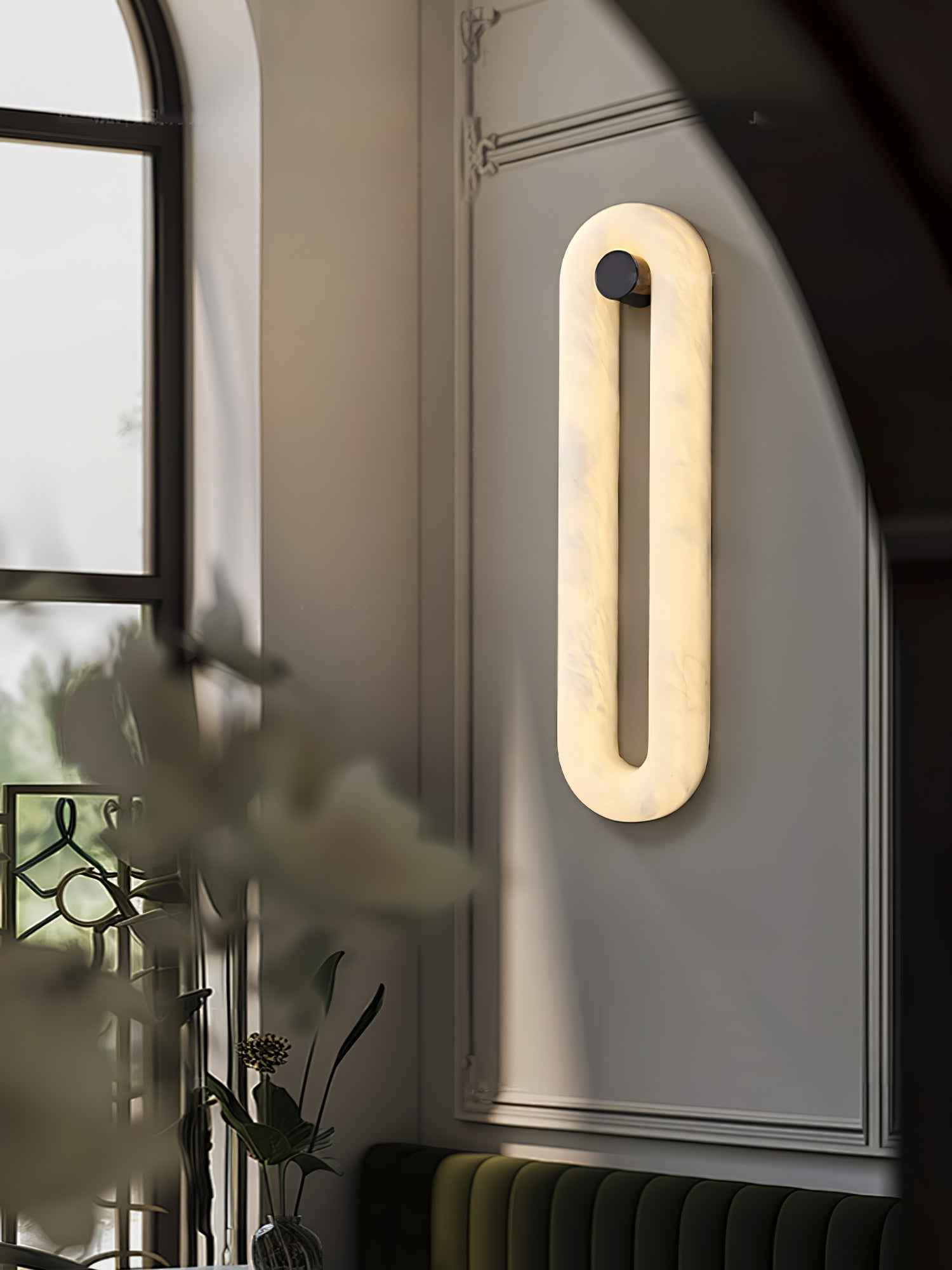 Aurea Métal 15cm Noir LED
