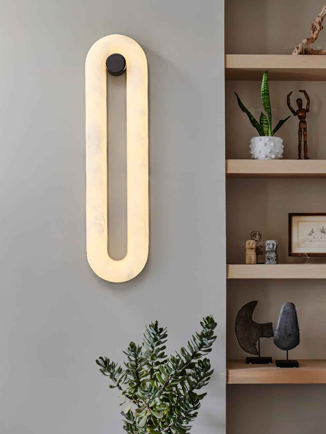 Aurea Métal 15cm Noir LED