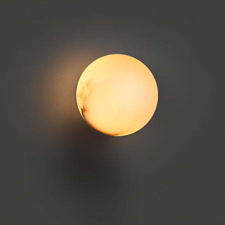 Vevinir Applique Murale Globe en Albâtre - Neutralighting