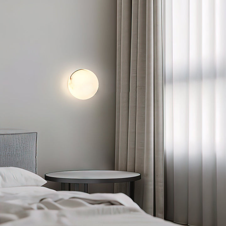 Vevinir Applique Murale Globe en Albâtre - Neutralighting