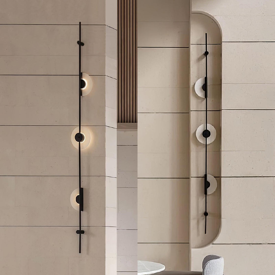 Edria Minimalist Alabaster Wall Light - Neutralighting