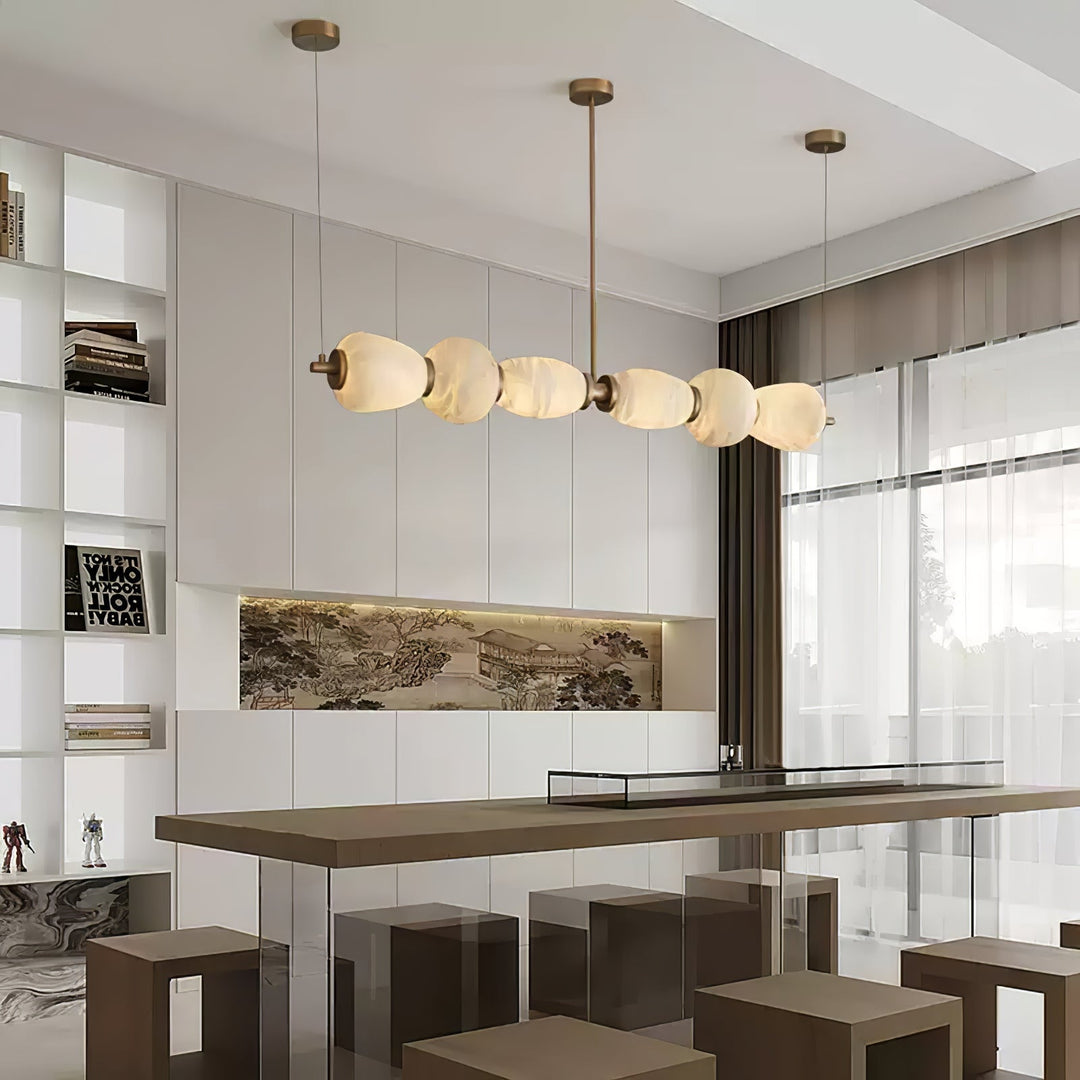 Cyrilla Suspension Linéaire en Albâtre - Neutralighting
