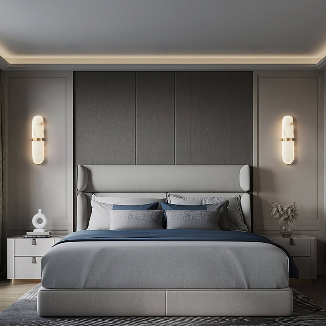 Ostruvyd Applique Murale Pilier Albâtre Luxe Salon - Neutralighting