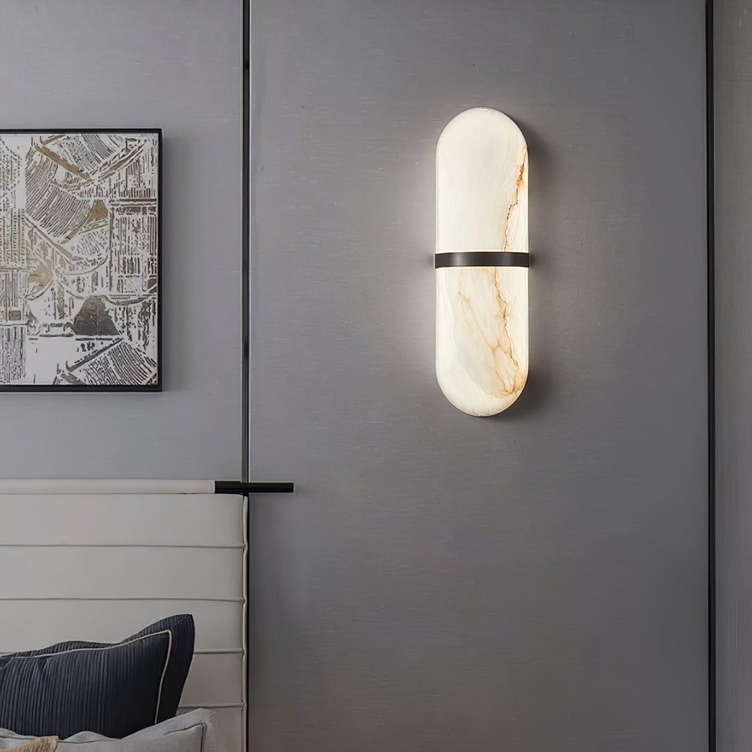Ostruvyd Applique Murale Pilier Albâtre Luxe Salon - Neutralighting