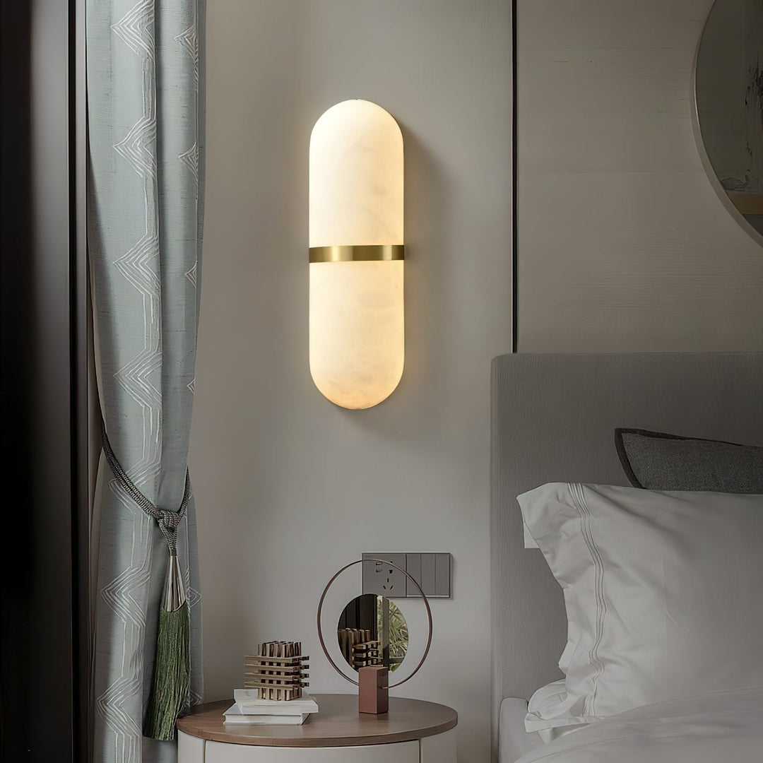 Ostruvyd Applique Murale Pilier Albâtre Luxe Salon - Neutralighting