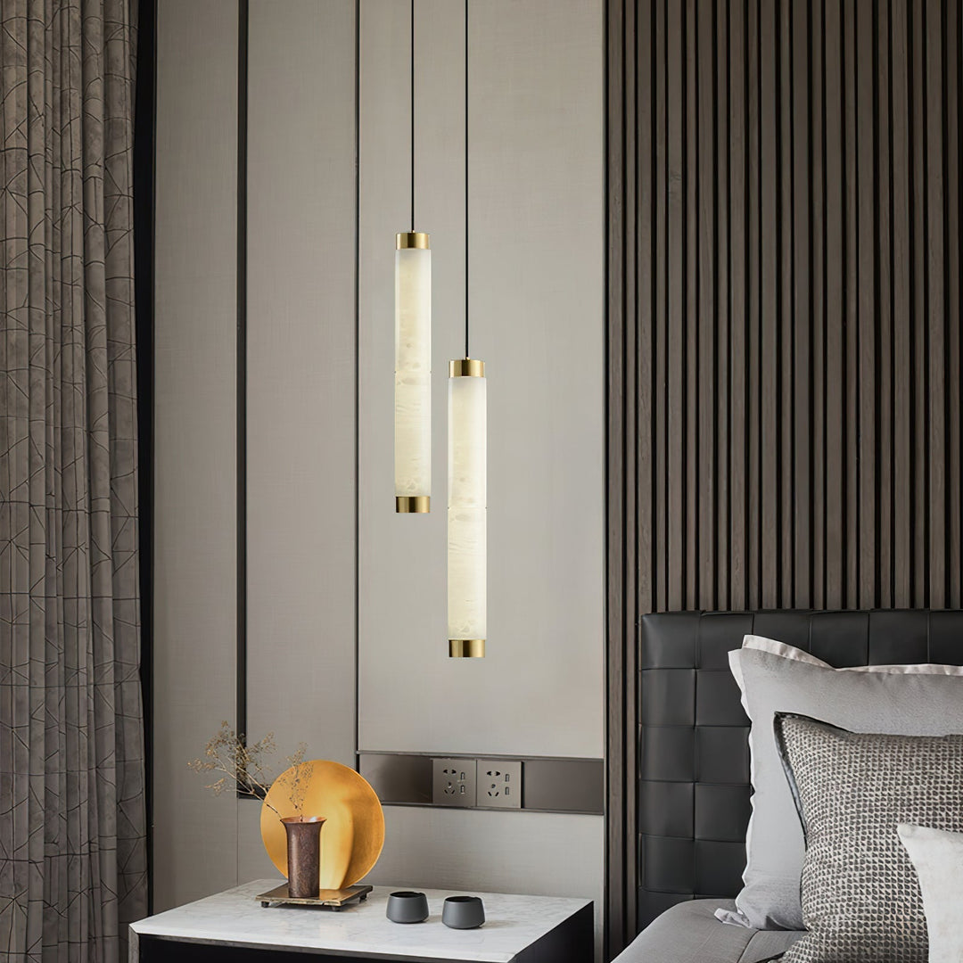 Plotuvyi Suspension Albâtre Bande Moderne Salon - Neutralighting