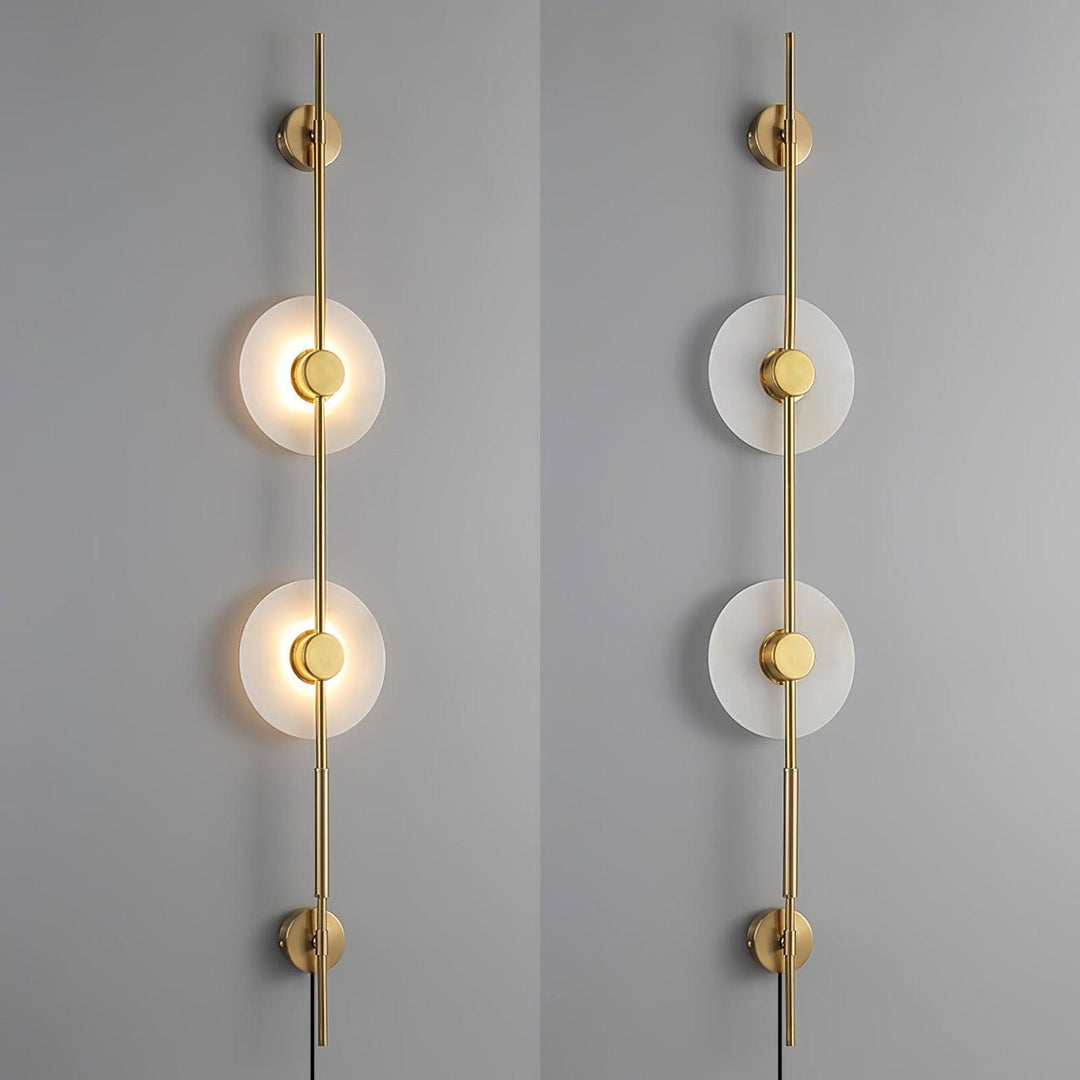 Edria Minimalist Alabaster Wall Light - Neutralighting