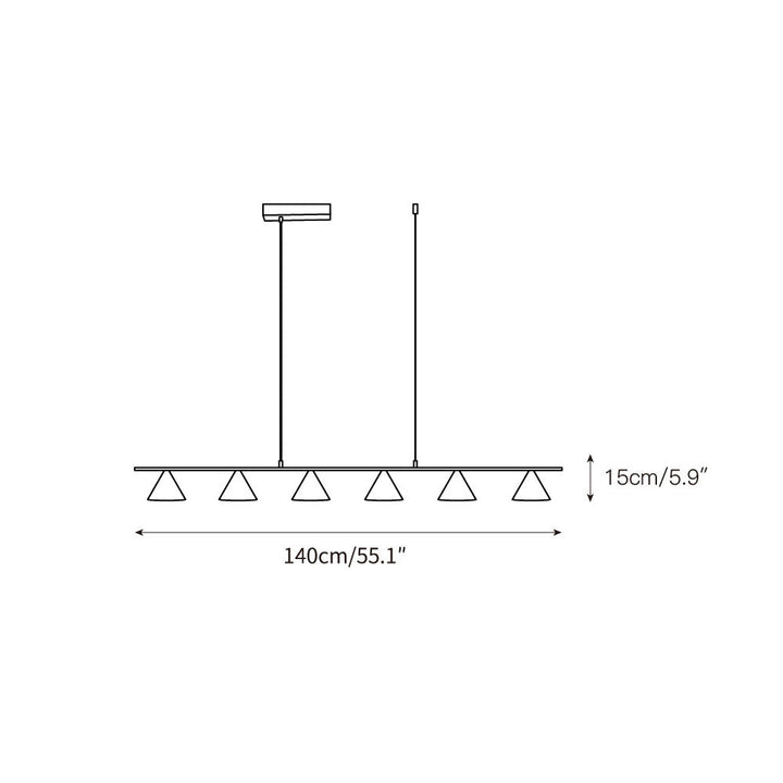Ulfuvyi Suspension Travertin Moderne Salon - Neutralighting