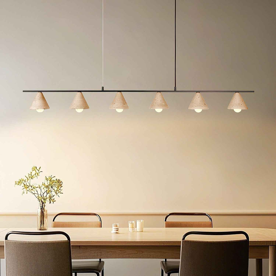 Ulfuvyi Suspension Travertin Moderne Salon - Neutralighting