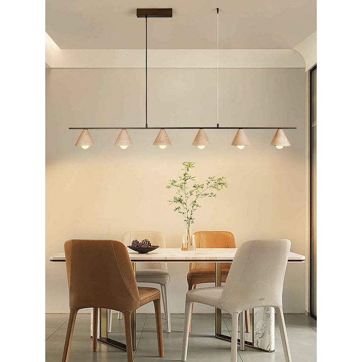 Ulfuvyi Suspension Travertin Moderne Salon - Neutralighting