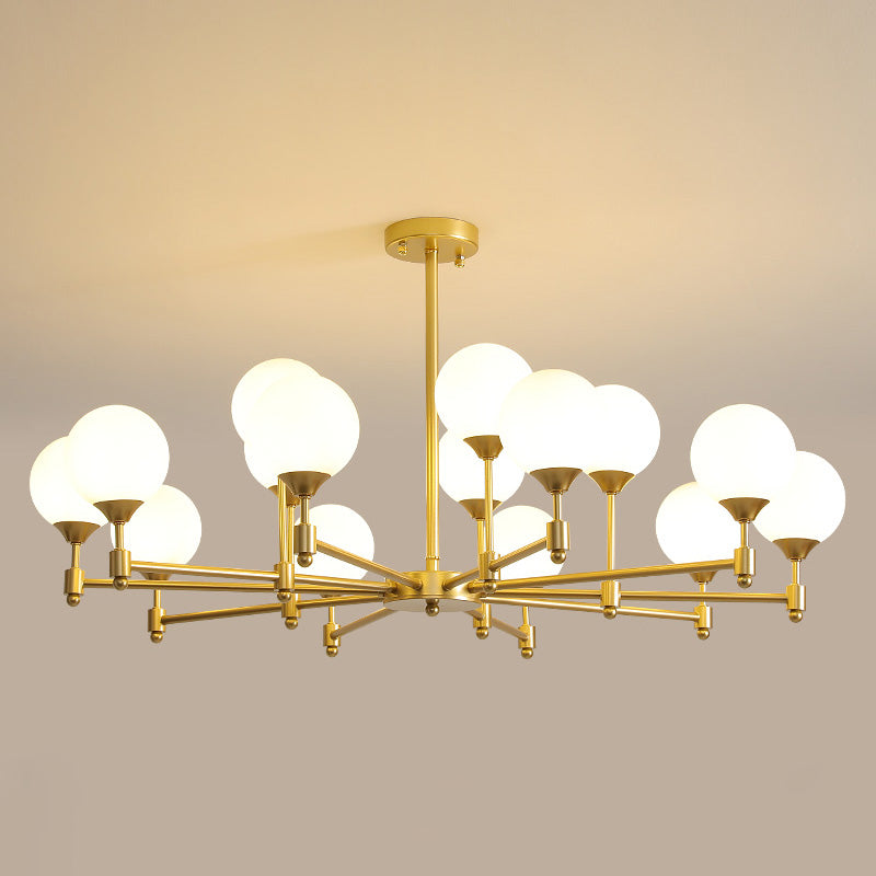 Vatnuvyi Chandelier en Verre Globe - Neutralighting