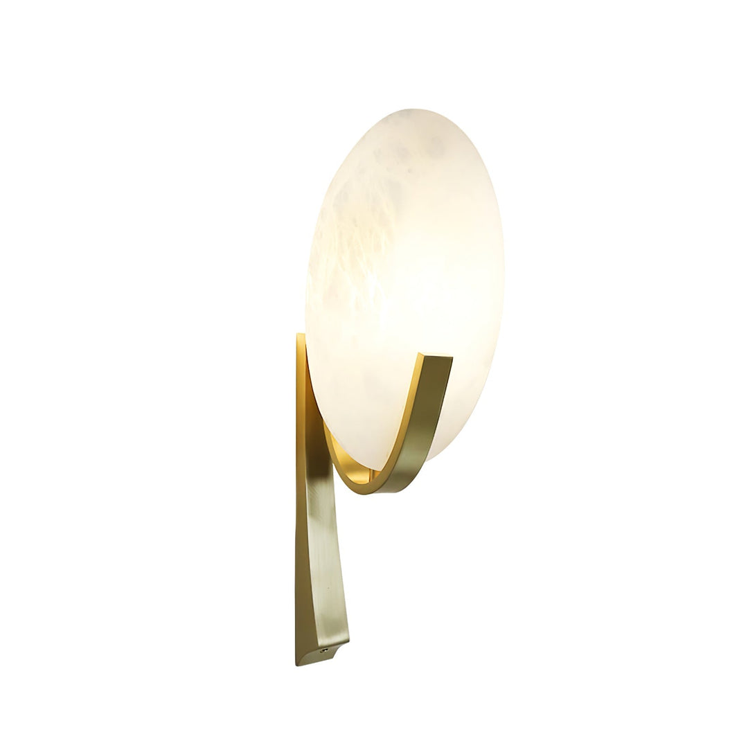 Althea Minimalist Alabaster Wall Lamp - Neutralighting