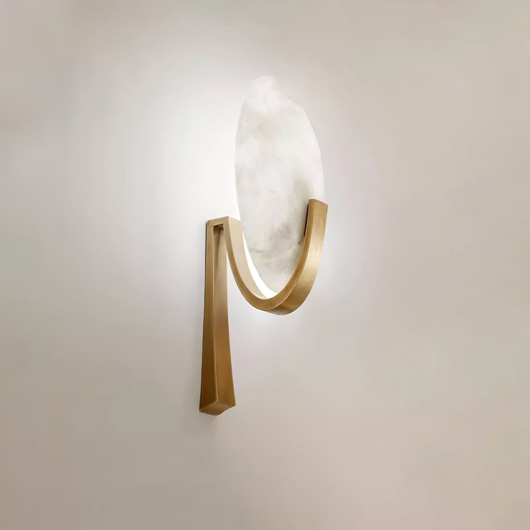 Althea Minimalist Alabaster Wall Lamp - Neutralighting
