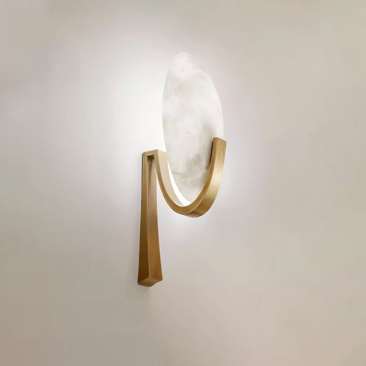 Althea Minimalist Alabaster Wall Lamp - Neutralighting