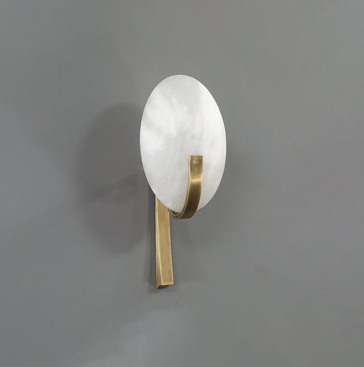 Althea Minimalist Alabaster Wall Lamp - Neutralighting