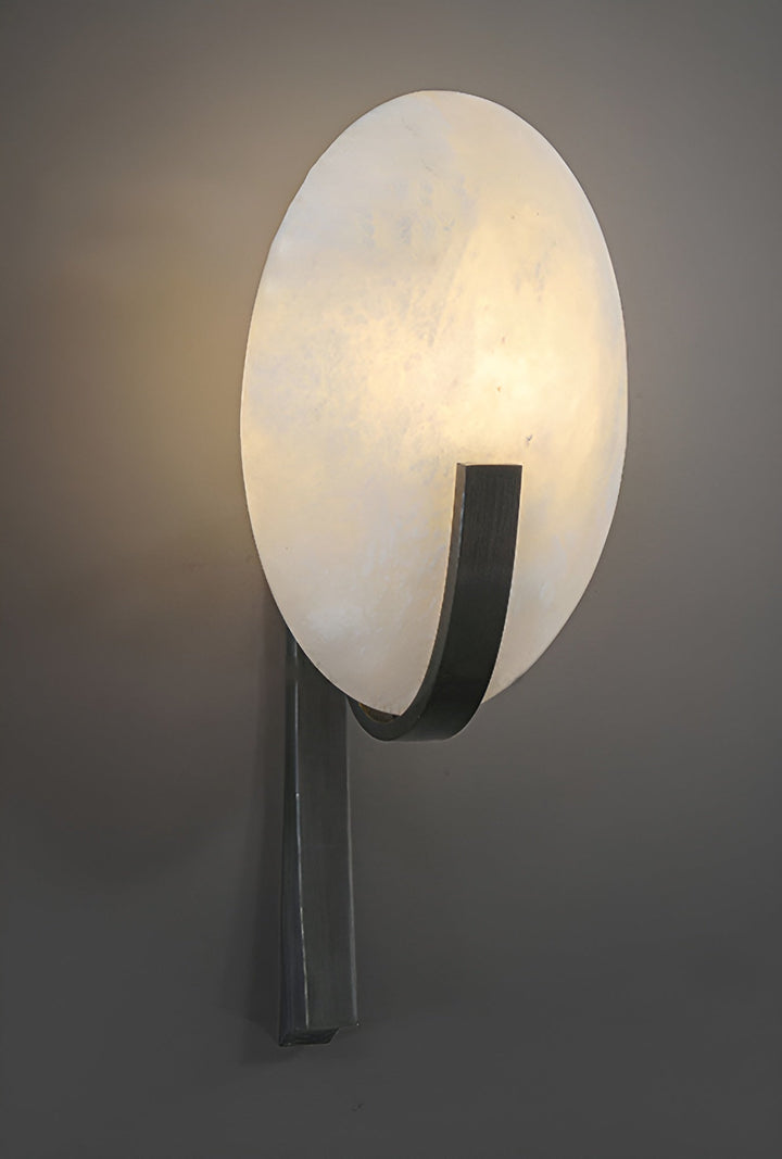 Althea Minimalist Alabaster Wall Lamp - Neutralighting