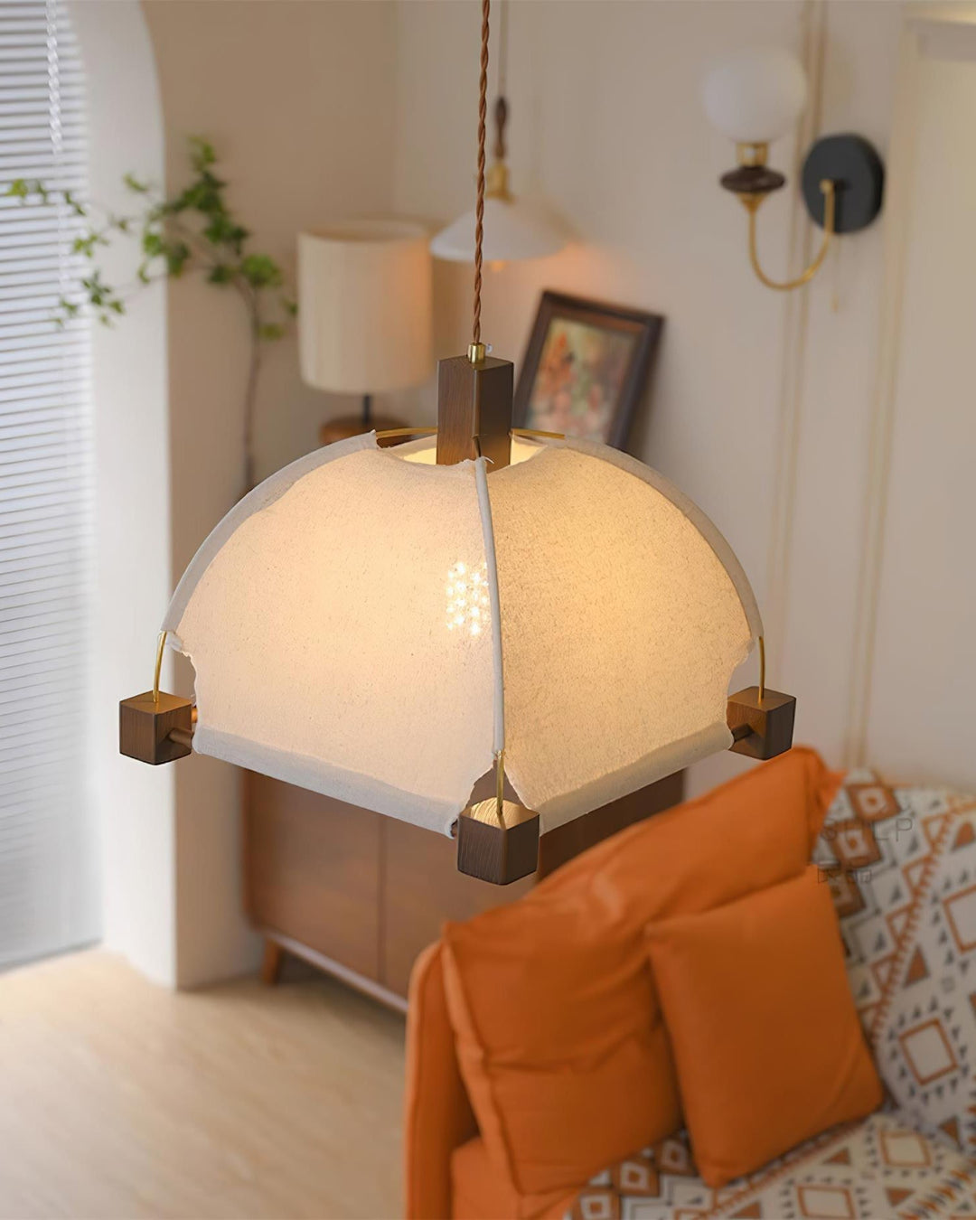 Allegra Suspension Tissu Cadre Minimaliste - Neutralighting