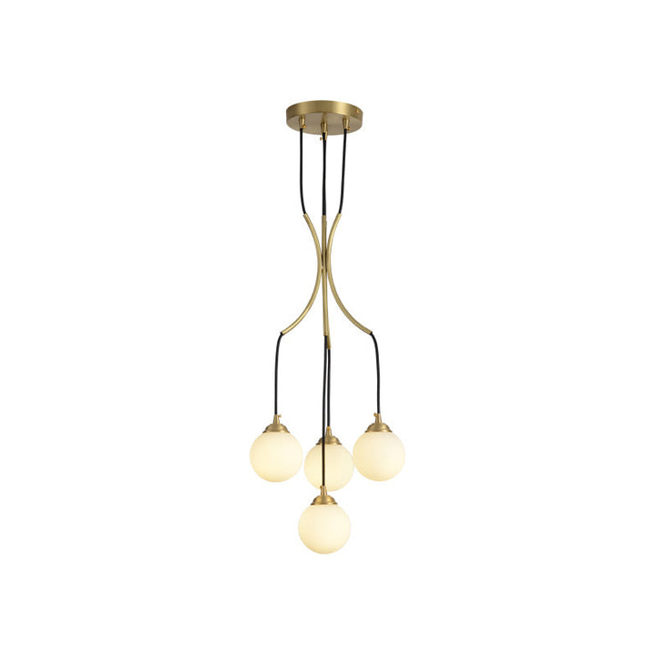 Zoruvyi Chandelier en Verre Boule Moderne Minimaliste - Neutralighting