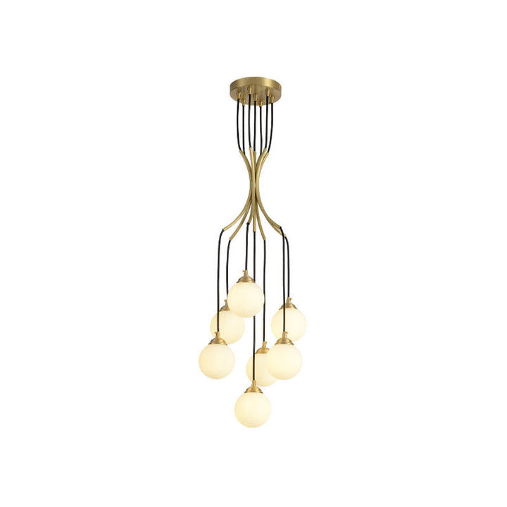 Zoruvyi Chandelier en Verre Boule Moderne Minimaliste - Neutralighting