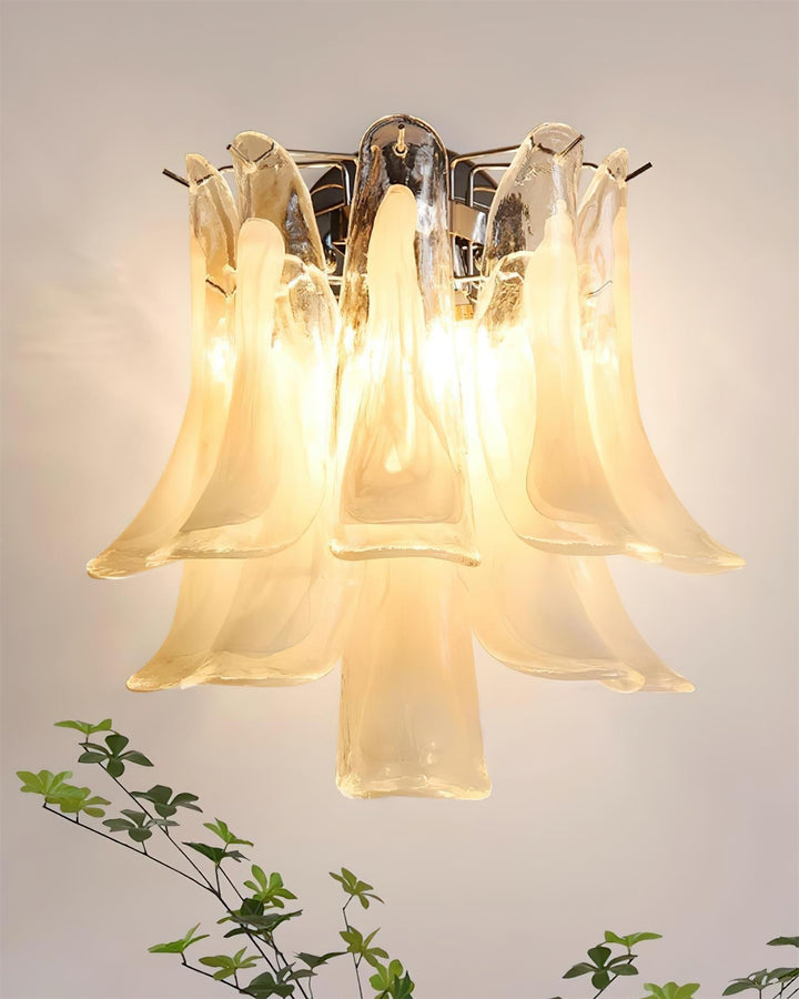 Alrinis Applique Murale Sculpturale Cascade de Pétales - Neutralighting