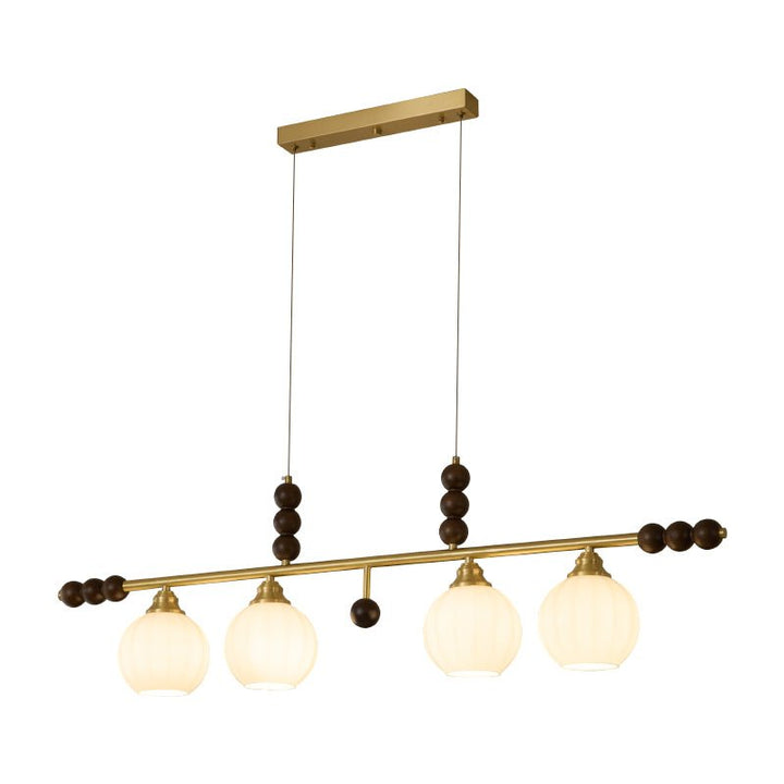 Zerinen Suspension Nordique en Verre et Bois - Neutralighting