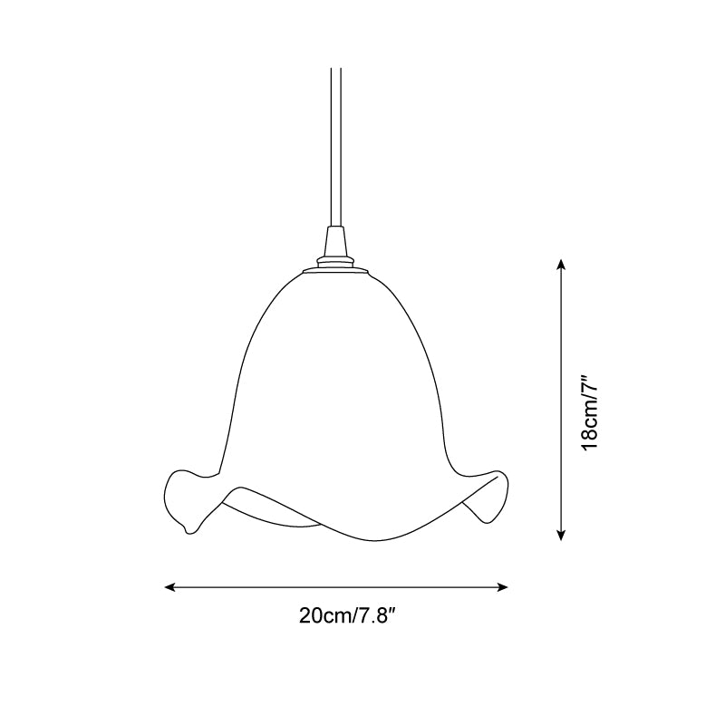 Aluna Suspension Abat-jour Courbé Organique - Neutralighting
