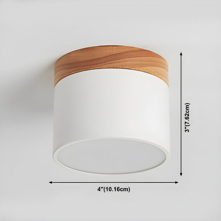 Caveleth Downlight de Surface en Bois Minimaliste Moderne - Neutralighting