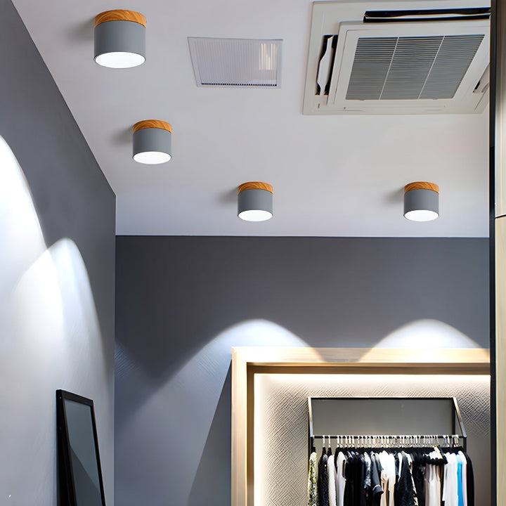 Caveleth Downlight de Surface en Bois Minimaliste Moderne - Neutralighting