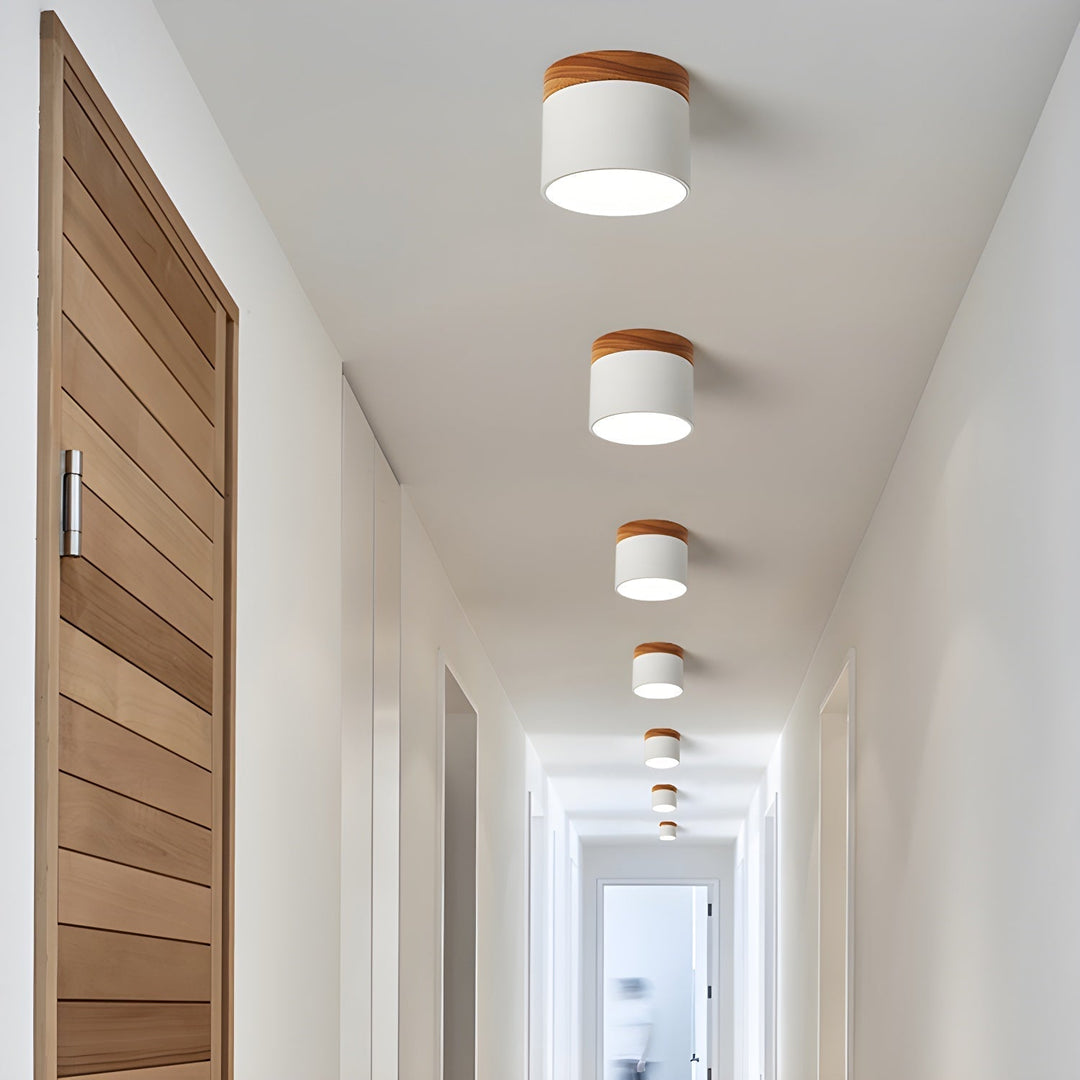 Caveleth Downlight de Surface en Bois Minimaliste Moderne - Neutralighting