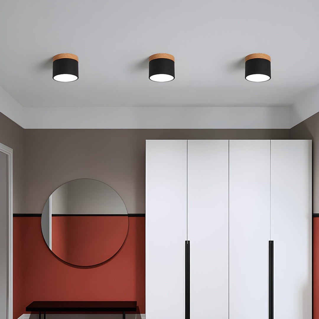 Caveleth Downlight de Surface en Bois Minimaliste Moderne - Neutralighting