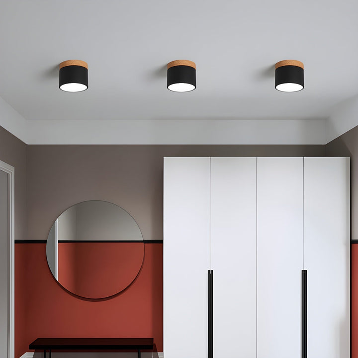 Caveleth Downlight de Surface en Bois Minimaliste Moderne - Neutralighting