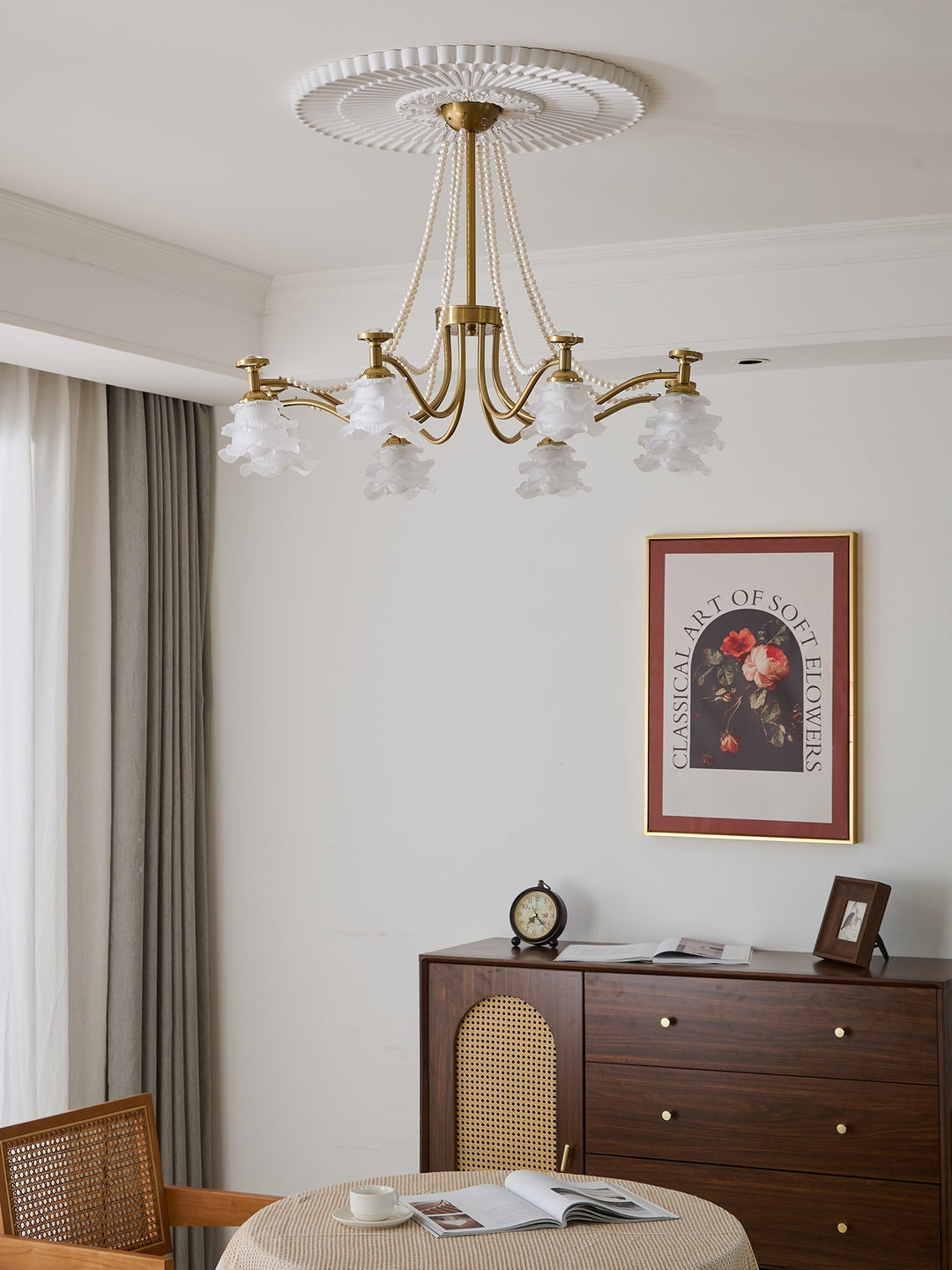 Cotalisra Chandelier Premium Élégance Verre Rose - Neutralighting