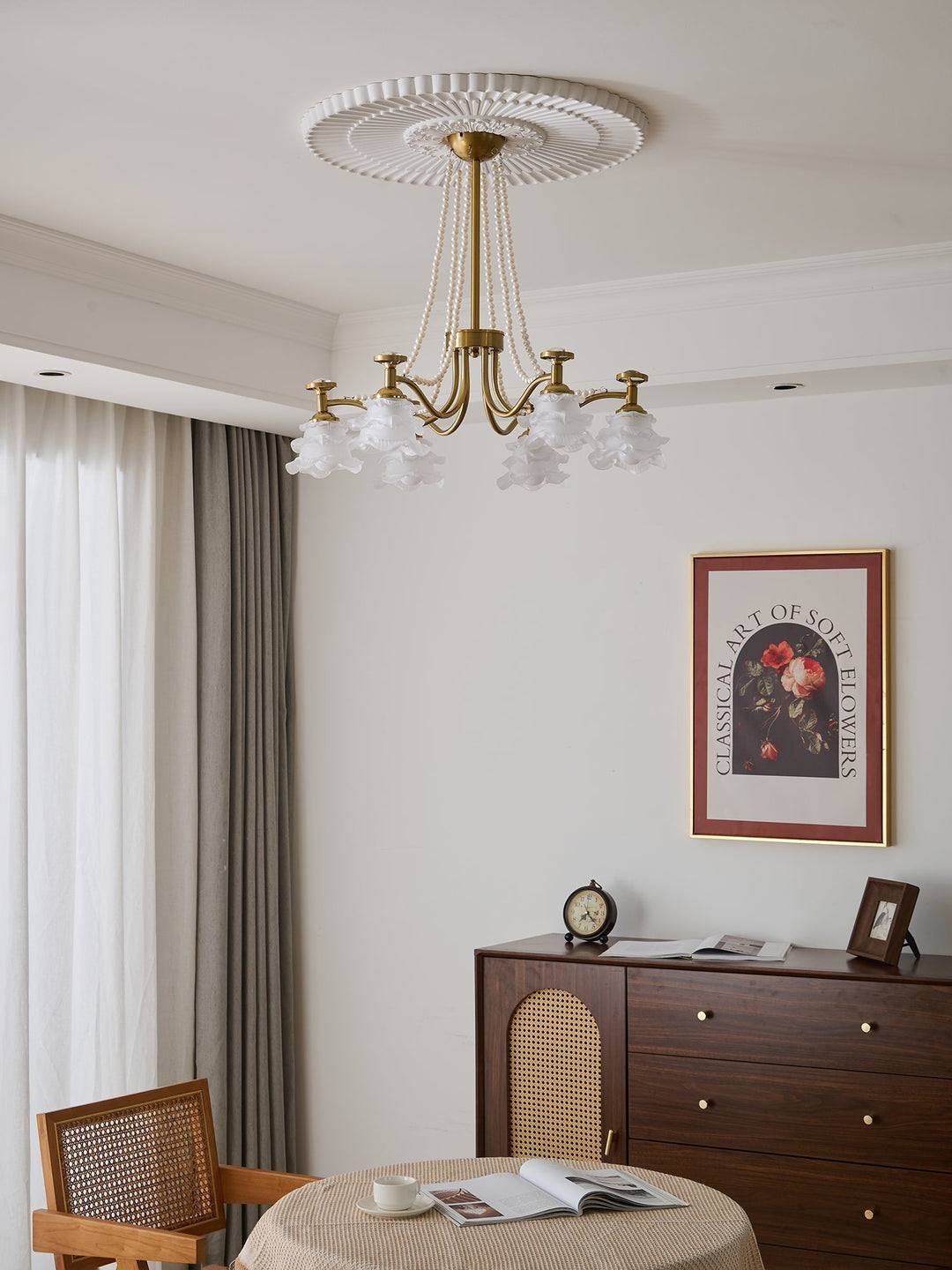Cotalisra Chandelier Premium Élégance Verre Rose - Neutralighting