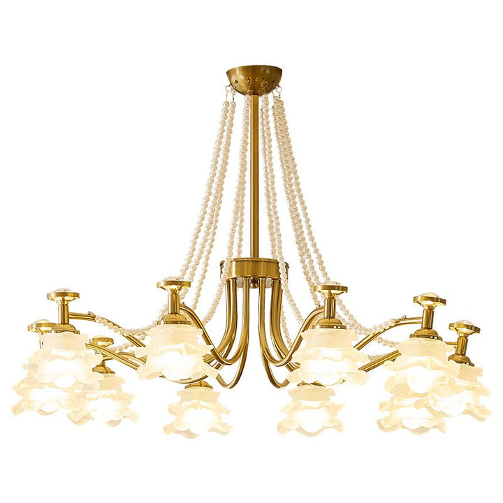 Cotalisra Chandelier Premium Élégance Verre Rose - Neutralighting
