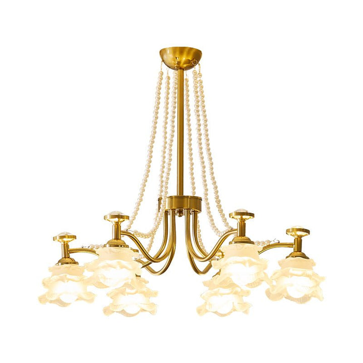 Cotalisra Chandelier Premium Élégance Verre Rose - Neutralighting