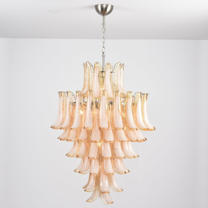 Aurora Chandelier en Verre Ambre Luxe - Neutralighting