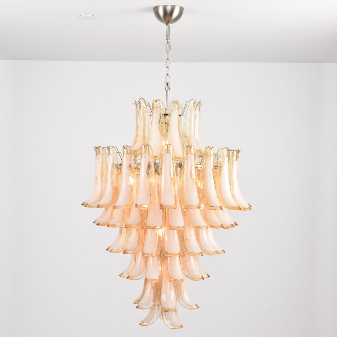 Aurora Chandelier en Verre Ambre Luxe - Neutralighting