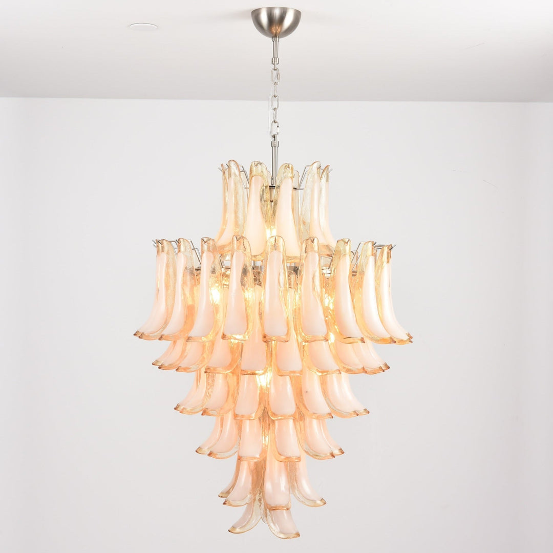 Aurora Chandelier en Verre Ambre Luxe - Neutralighting