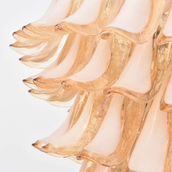 Aurora Chandelier en Verre Ambre Luxe - Neutralighting