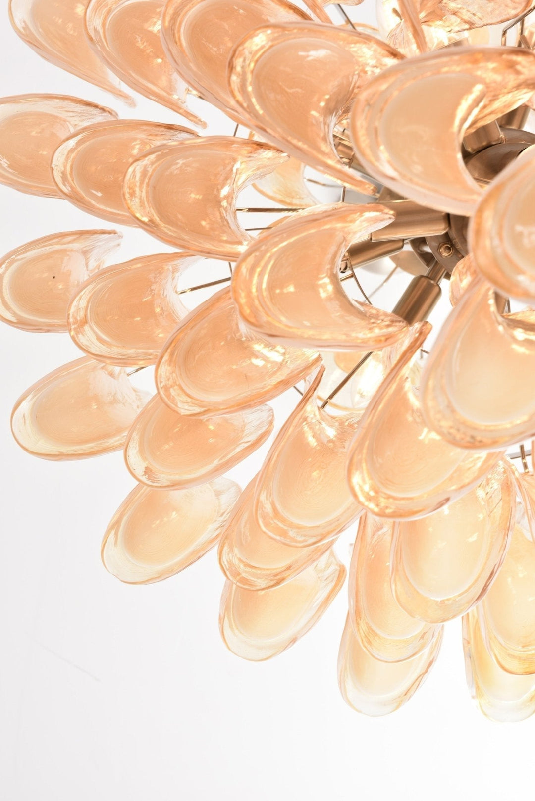 Aurora Chandelier en Verre Ambre Luxe - Neutralighting
