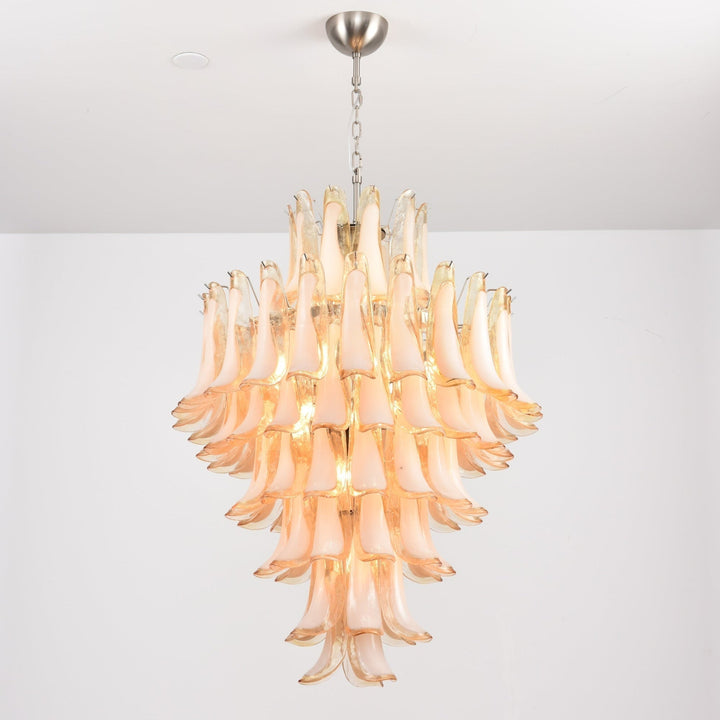Aurora Chandelier en Verre Ambre Luxe - Neutralighting