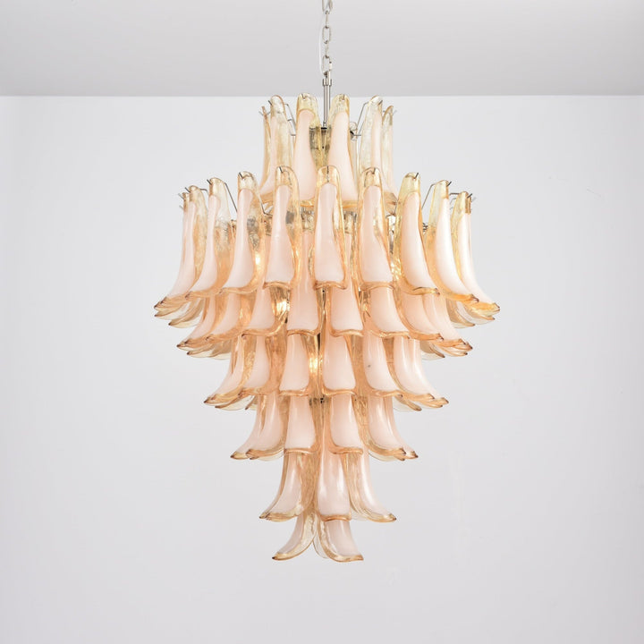 Aurora Chandelier en Verre Ambre Luxe - Neutralighting