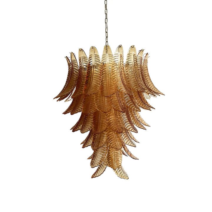 Aurora Chandelier en Verre de Murano Ambre - Neutralighting
