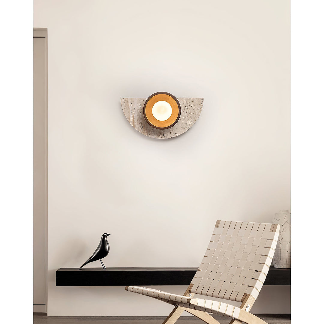 Dvaluvyi Applique Murale en Travertin Créativité Individuelle - Neutralighting