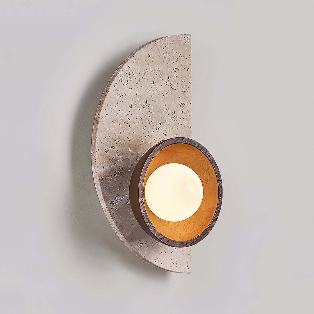 Dvaluvyi Applique Murale en Travertin Créativité Individuelle - Neutralighting