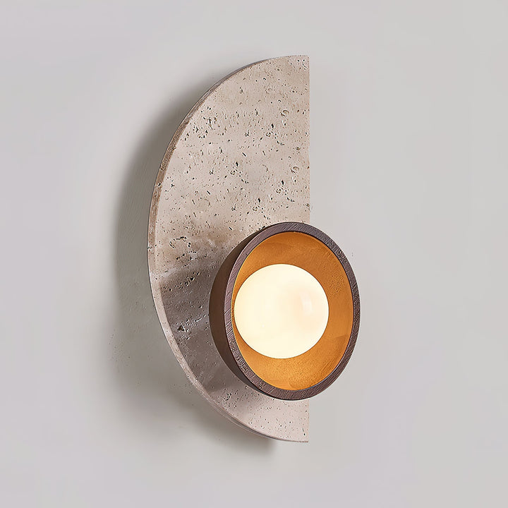 Dvaluvyi Applique Murale en Travertin Créativité Individuelle - Neutralighting