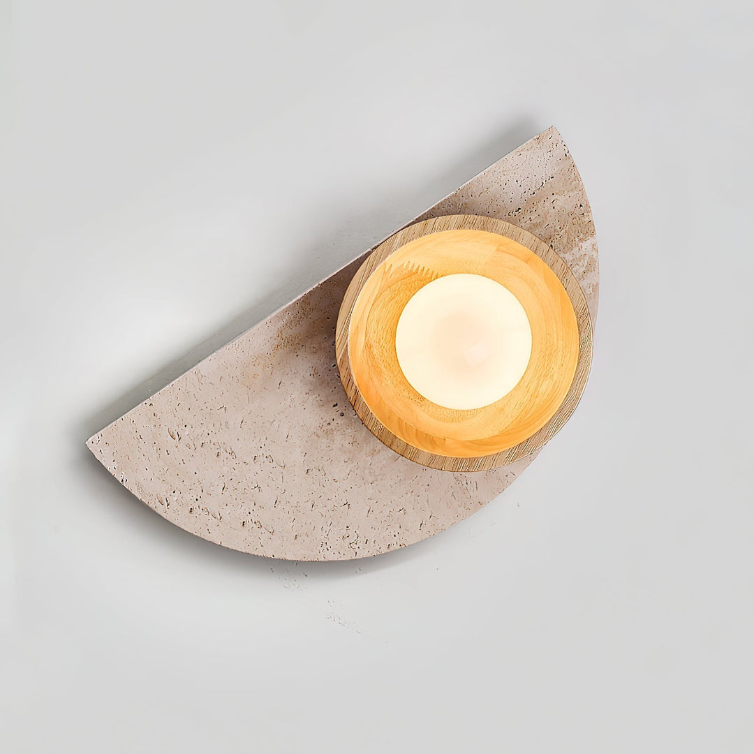 Dvaluvyi Applique Murale en Travertin Créativité Individuelle - Neutralighting
