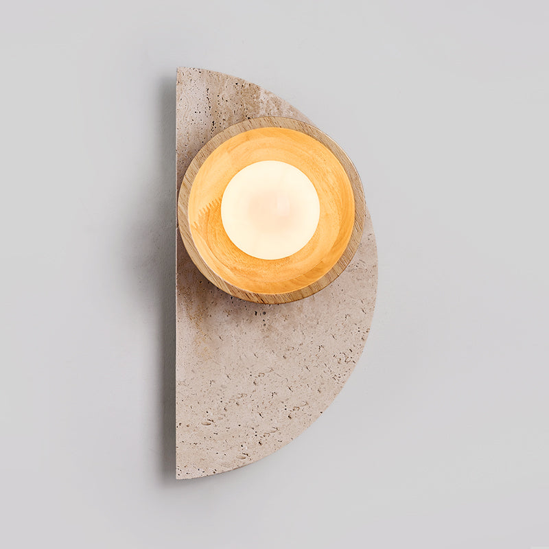 Dvaluvyi Applique Murale en Travertin Créativité Individuelle - Neutralighting