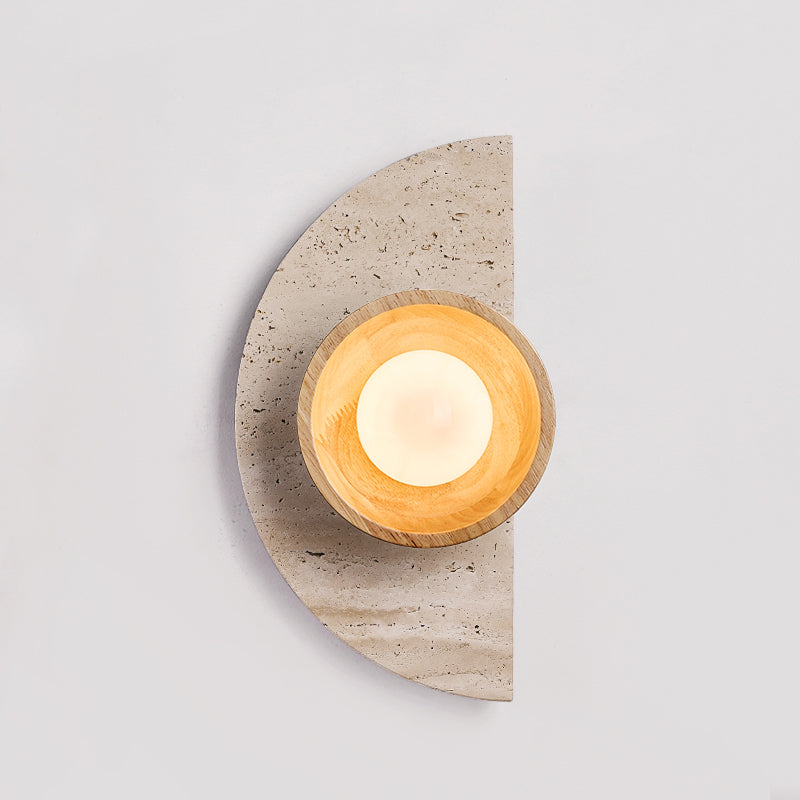Dvaluvyi Applique Murale en Travertin Créativité Individuelle - Neutralighting
