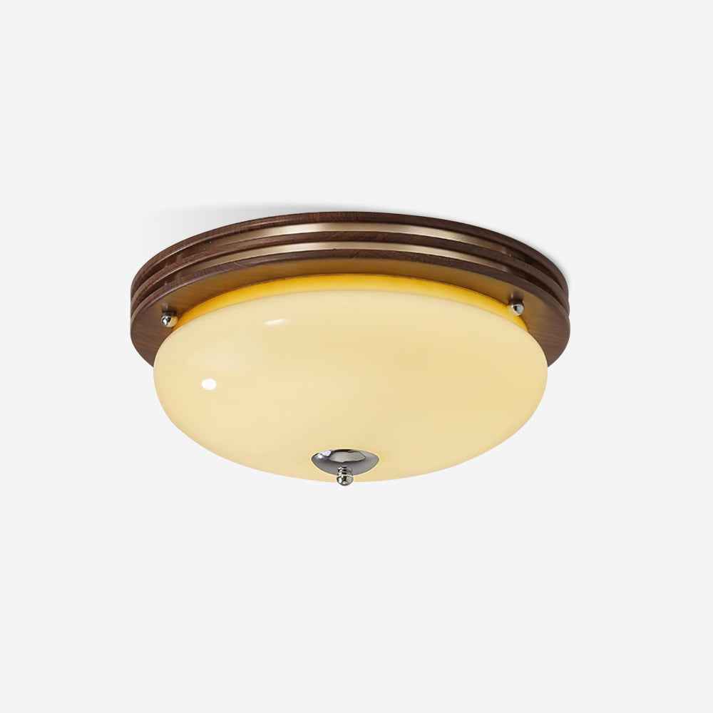 Plafonnier Povio Métal 40cm Beige LED 40W